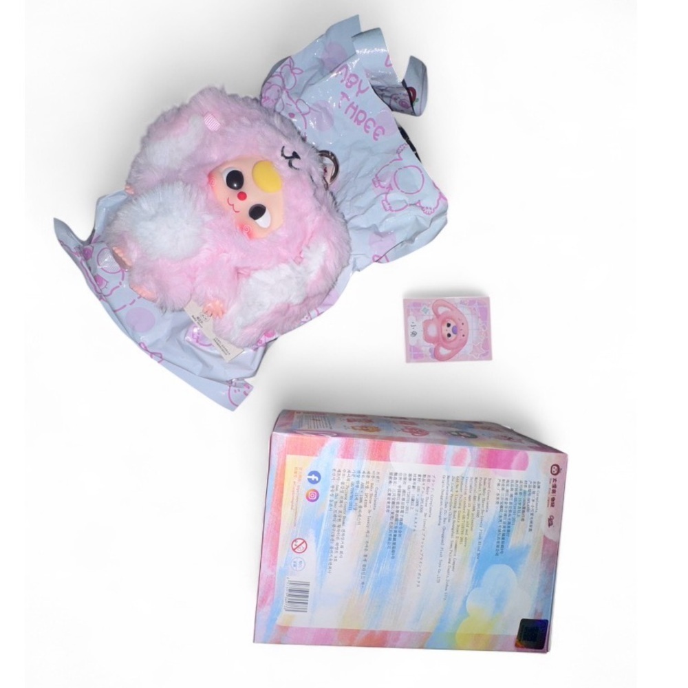 Baby Three De Lovely “Bunny” Plush Pendant — Scented | New & Unused (Confirmed) - Picture 4 of 6
